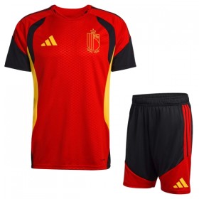 Belgia Lasten Mm-Kisat 2026 Training Pelipaita Punainen (S/S)